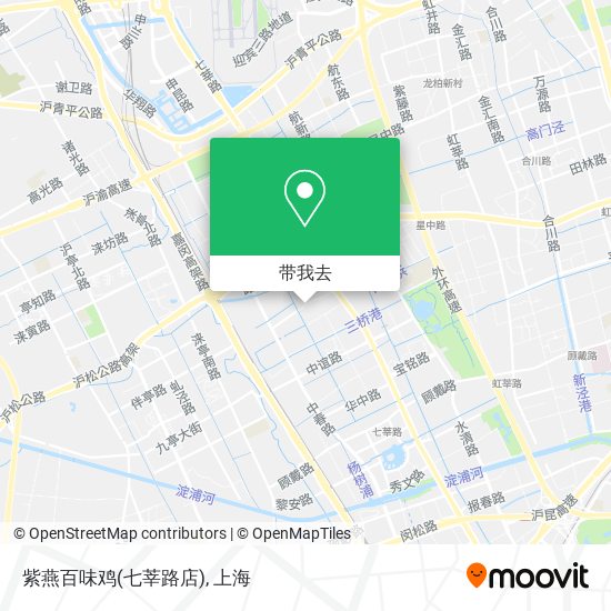 紫燕百味鸡(七莘路店)地图