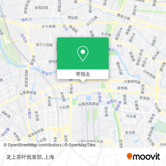 龙上茶叶批发部地图