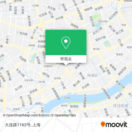 大连路1162号地图