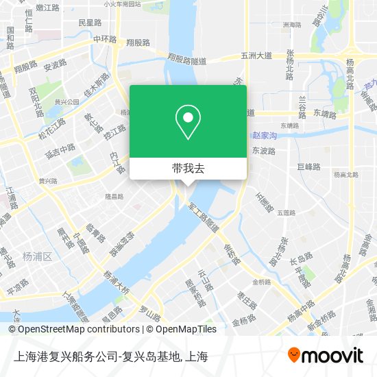 上海港复兴船务公司-复兴岛基地地图