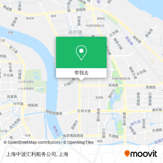 上海中波汇利船务公司地图