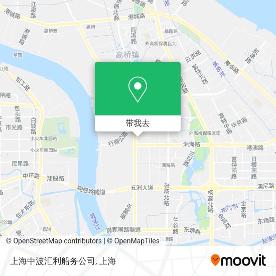 上海中波汇利船务公司地图