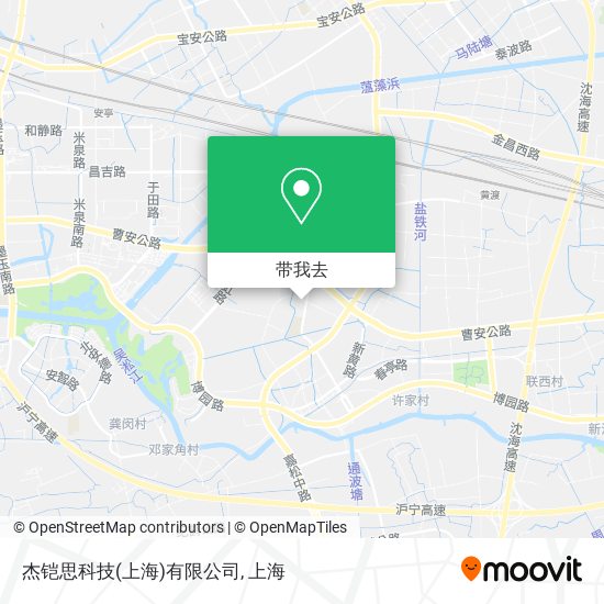杰铠思科技(上海)有限公司地图