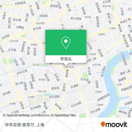 华亭宾馆-荟萃厅地图