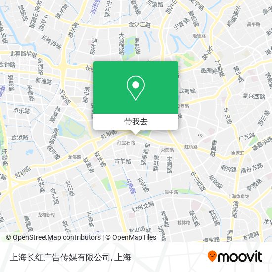上海长红广告传媒有限公司地图