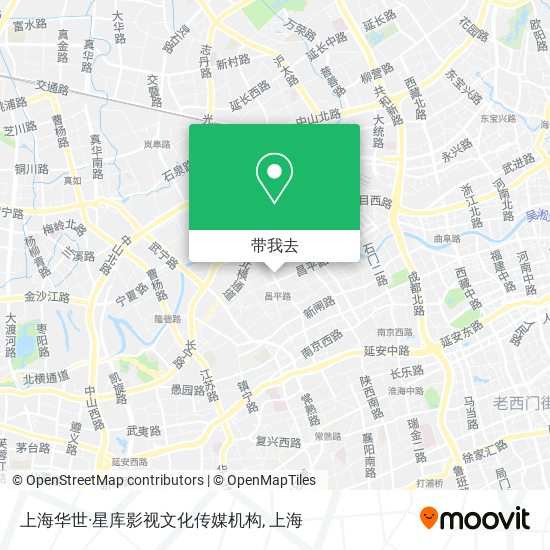 上海华世·星库影视文化传媒机构地图