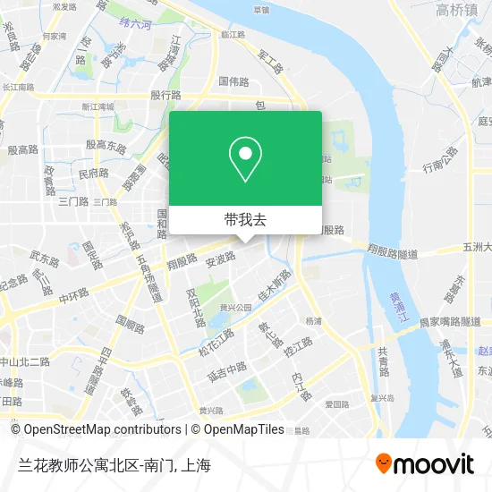 兰花教师公寓北区-南门地图