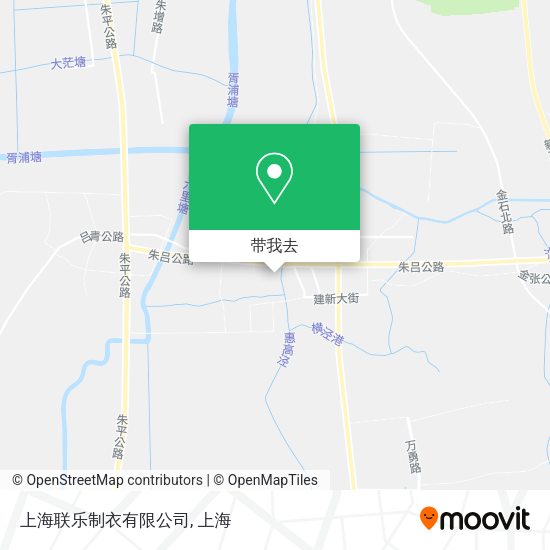 上海联乐制衣有限公司地图