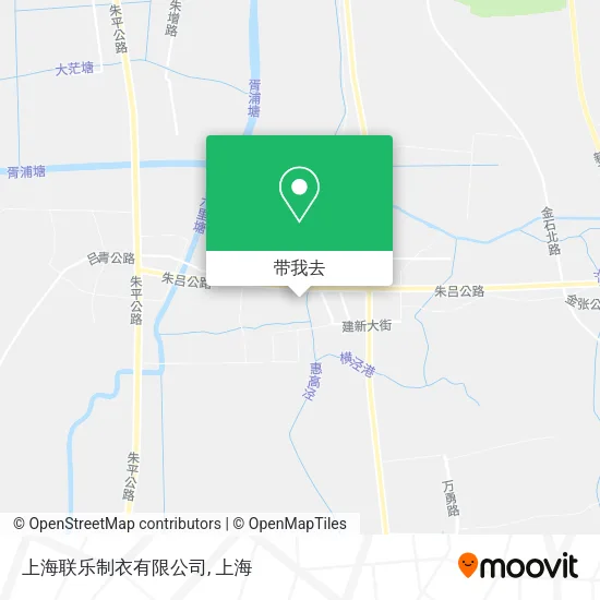 上海联乐制衣有限公司地图
