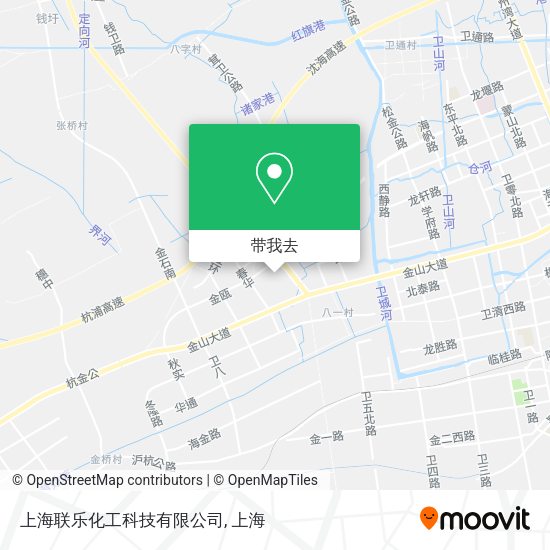 上海联乐化工科技有限公司地图