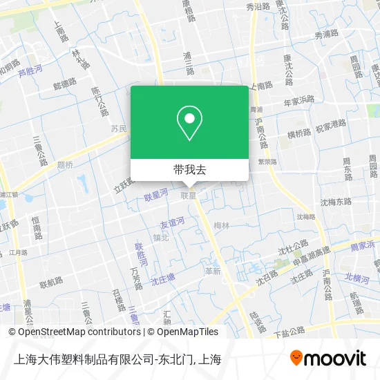 上海大伟塑料制品有限公司-东北门地图