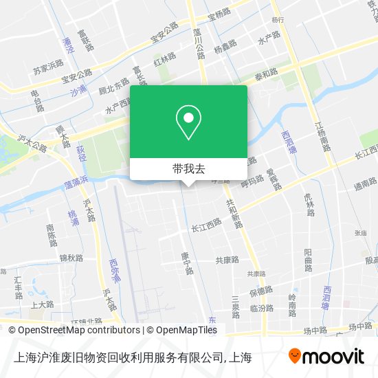 上海沪淮废旧物资回收利用服务有限公司地图