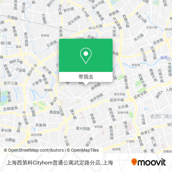 上海西第科Cityhom普通公寓武定路分店地图