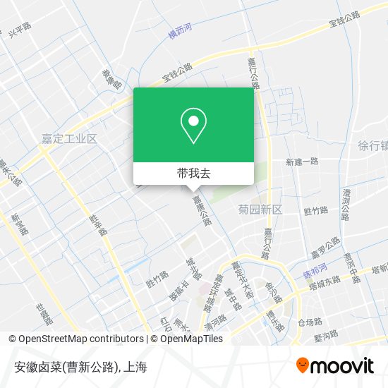安徽卤菜(曹新公路)地图