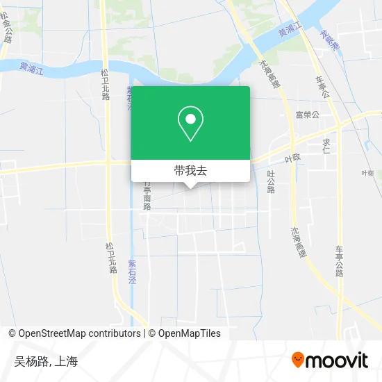 吴杨路地图