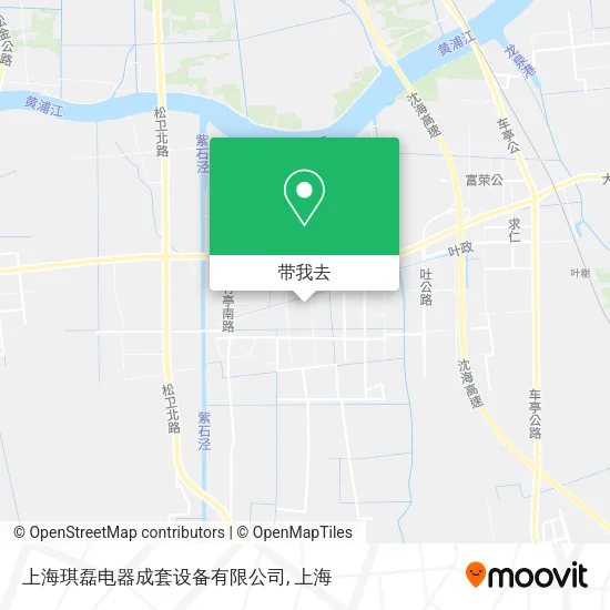 上海琪磊电器成套设备有限公司地图
