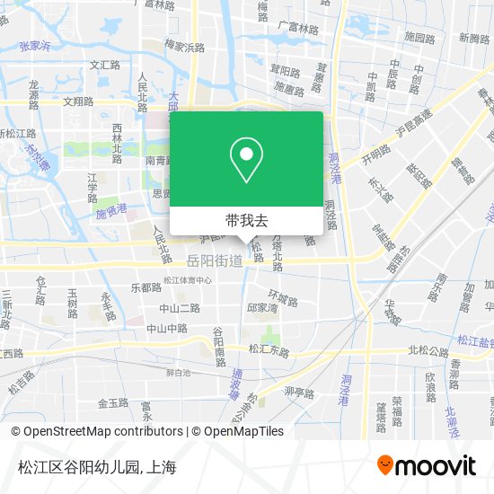 松江区谷阳幼儿园地图