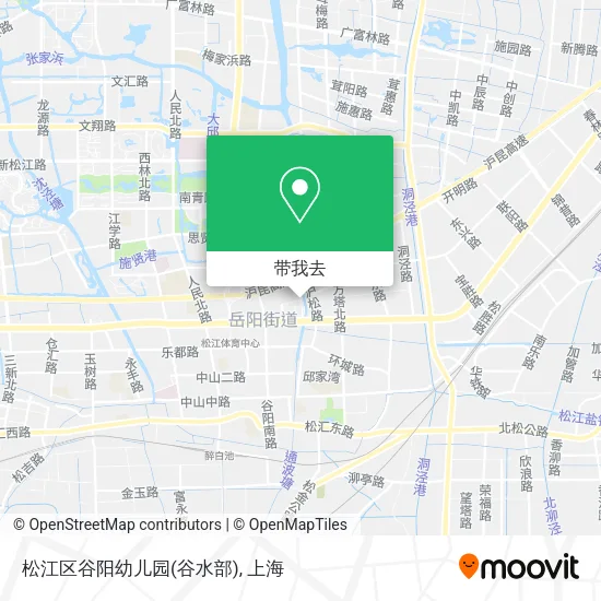 松江区谷阳幼儿园(谷水部)地图