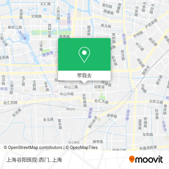 上海谷阳医院-西门地图