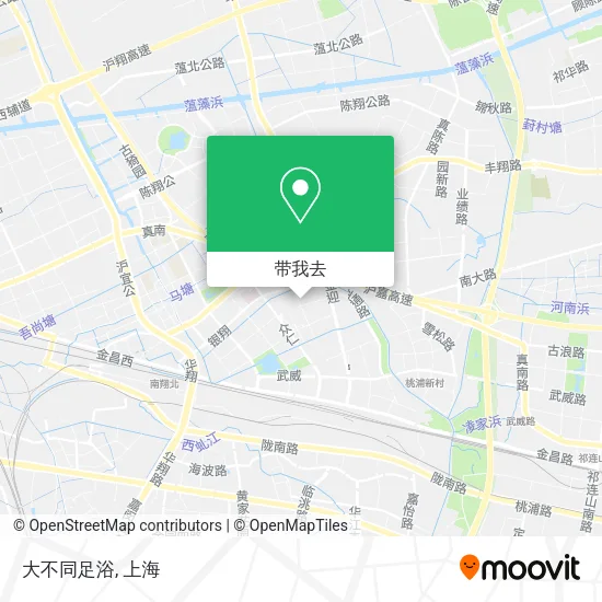 大不同足浴地图