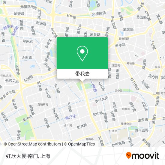 虹欣大厦-南门地图