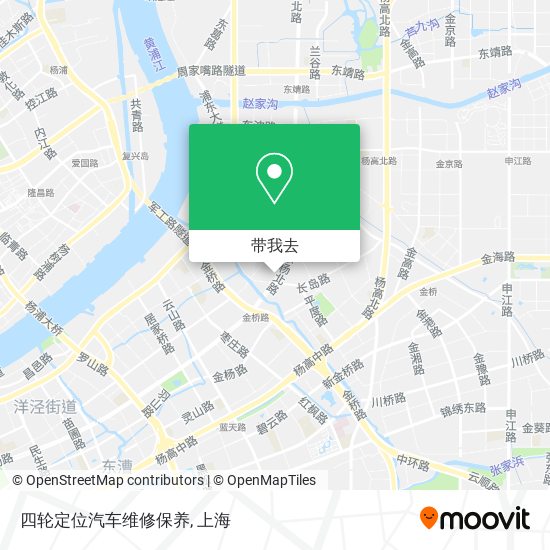 四轮定位汽车维修保养地图