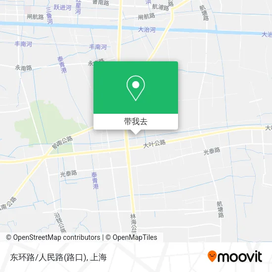 东环路/人民路(路口)地图