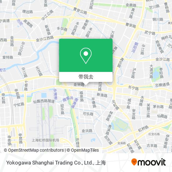 Yokogawa Shanghai Trading Co., Ltd.地图