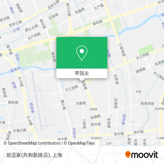 居适家(共和新路店)地图