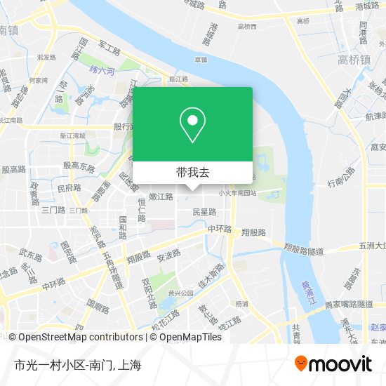 市光一村小区-南门地图