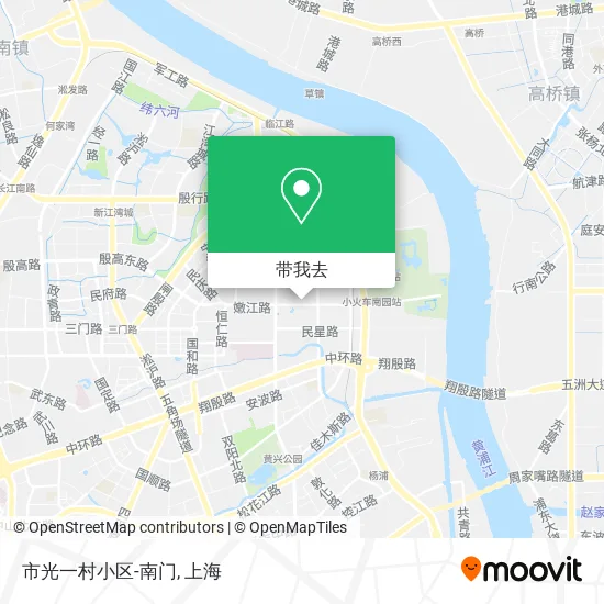 市光一村小区-南门地图
