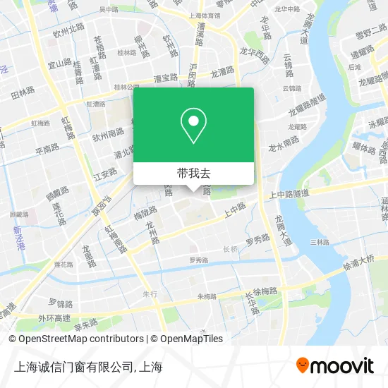 上海诚信门窗有限公司地图