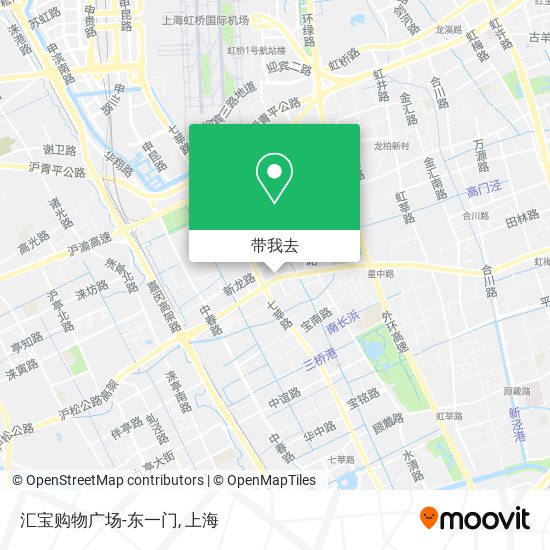 汇宝购物广场-东一门地图