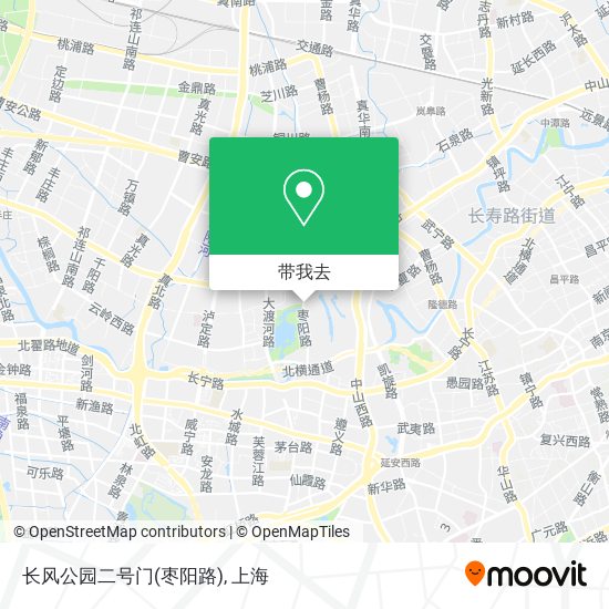 长风公园二号门(枣阳路)地图