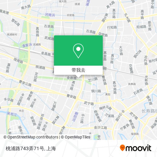 桃浦路743弄71号地图