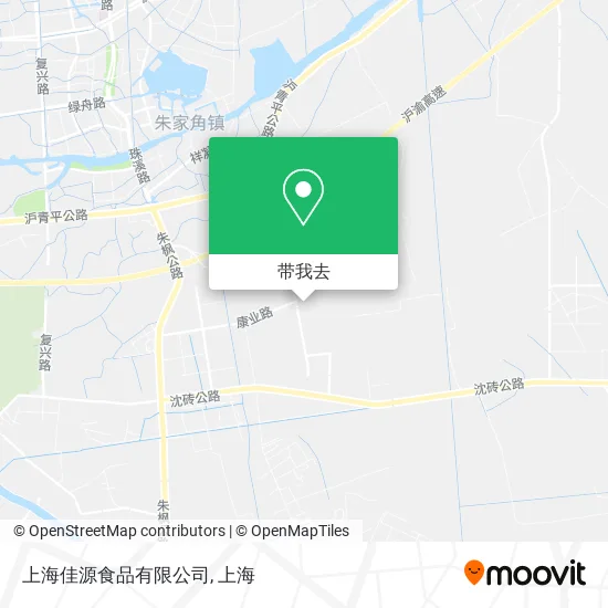 上海佳源食品有限公司地图