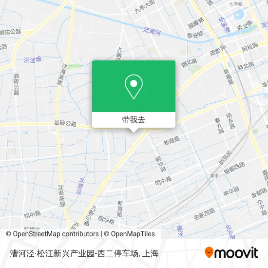 漕河泾·松江新兴产业园-西二停车场地图