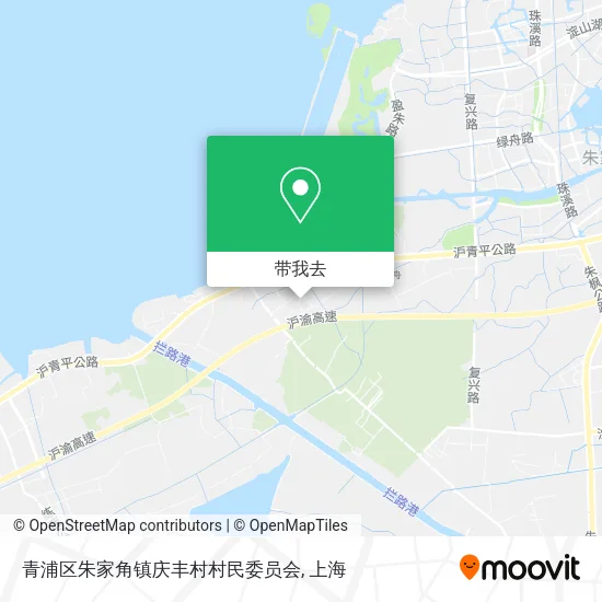 青浦区朱家角镇庆丰村村民委员会地图