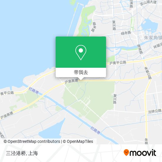 三泾港桥地图