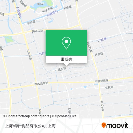 上海靖轩食品有限公司地图