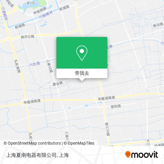 上海夏南电器有限公司地图