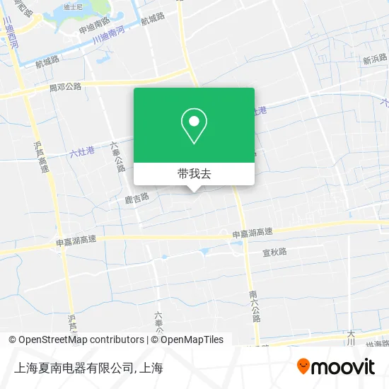上海夏南电器有限公司地图