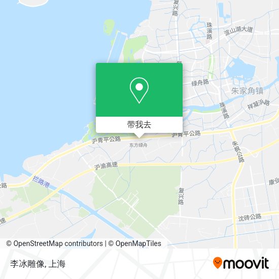 李冰雕像地图
