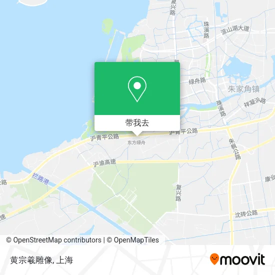 黄宗羲雕像地图