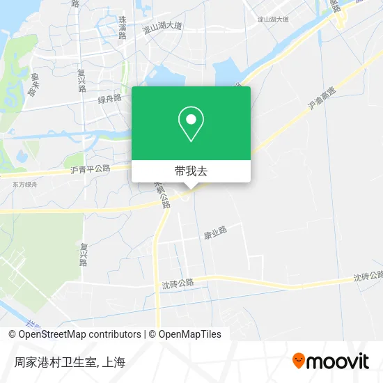 周家港村卫生室地图