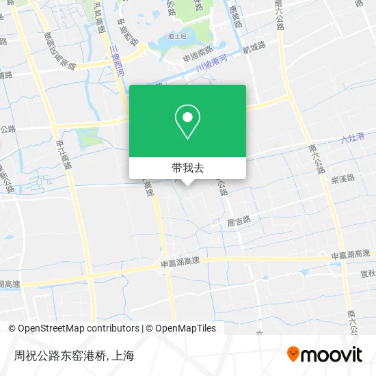 周祝公路东窑港桥地图