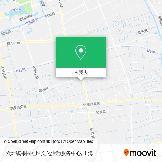 六灶镇果园社区文化活动服务中心地图