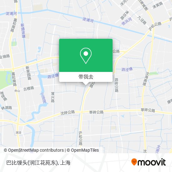 巴比馒头(润江花苑东)地图