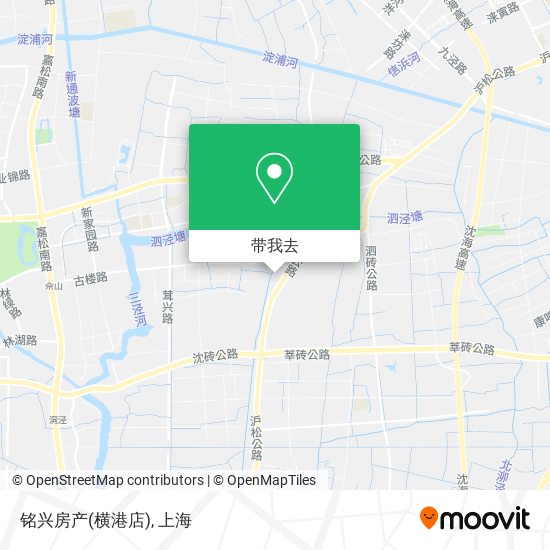 铭兴房产(横港店)地图