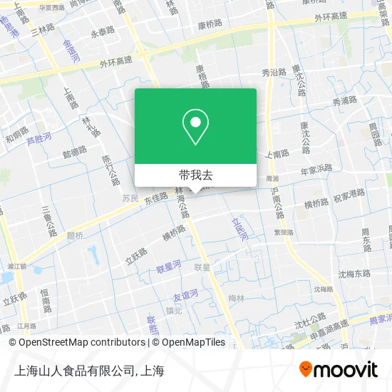 上海山人食品有限公司地图